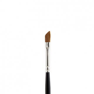 Slanted lip/eyeliner brush 133 (Black Wood L312 - Lip Brush - Taklon)