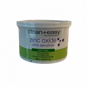 Clean and easy NIEUW zinc oxide ultra sensitive soft wax 396 gr (Clean and easy zinc oxide ultra sensitive soft wax 369 gr)